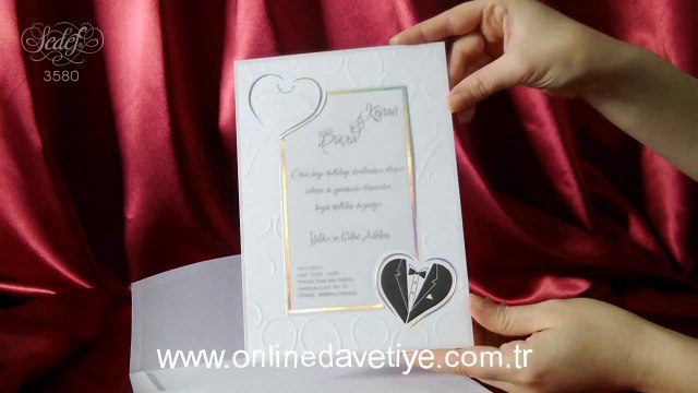 Ebru Davetiye 3580 Montaj - Düğün Davetiyesi