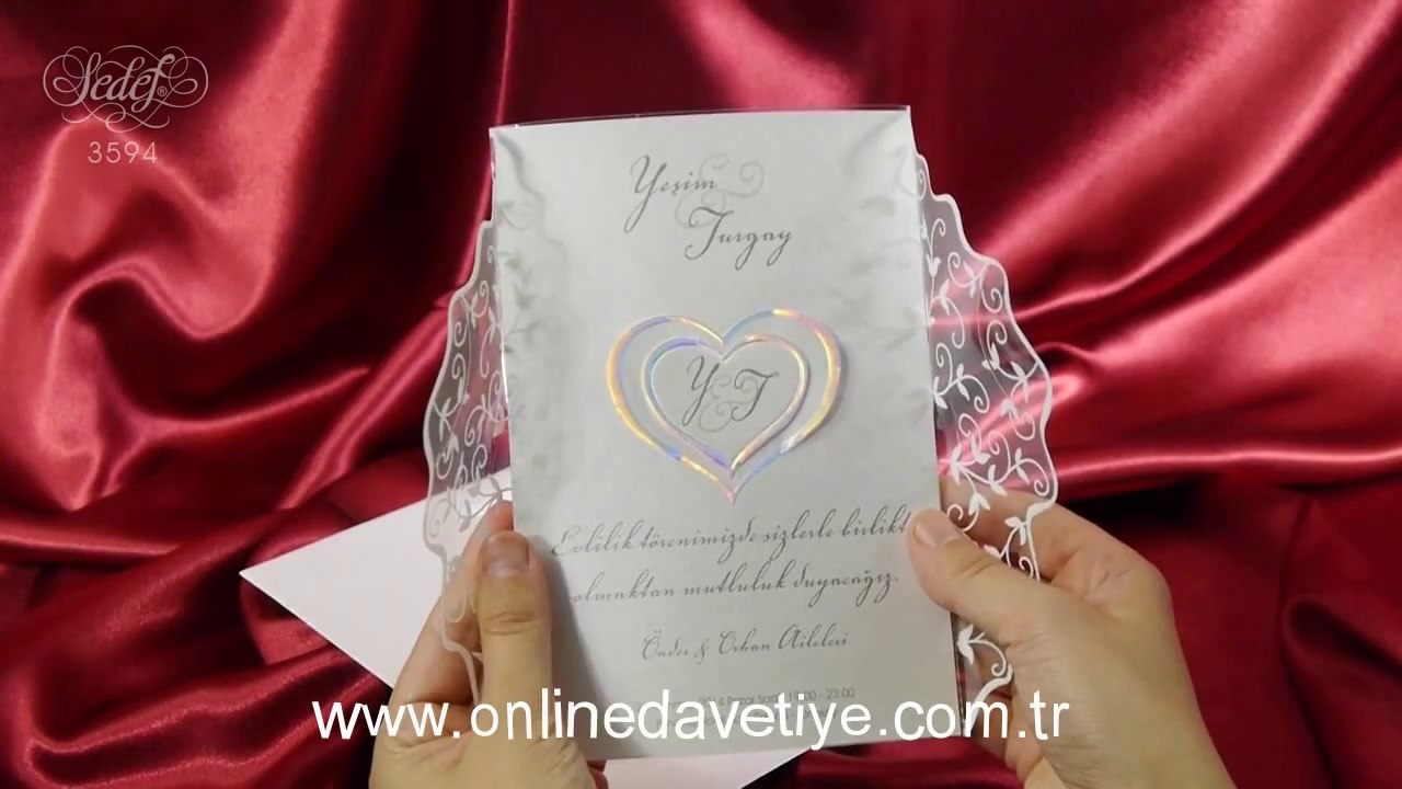 Ebru Davetiye 3594 Montaj - onlinedavetiye.com.tr