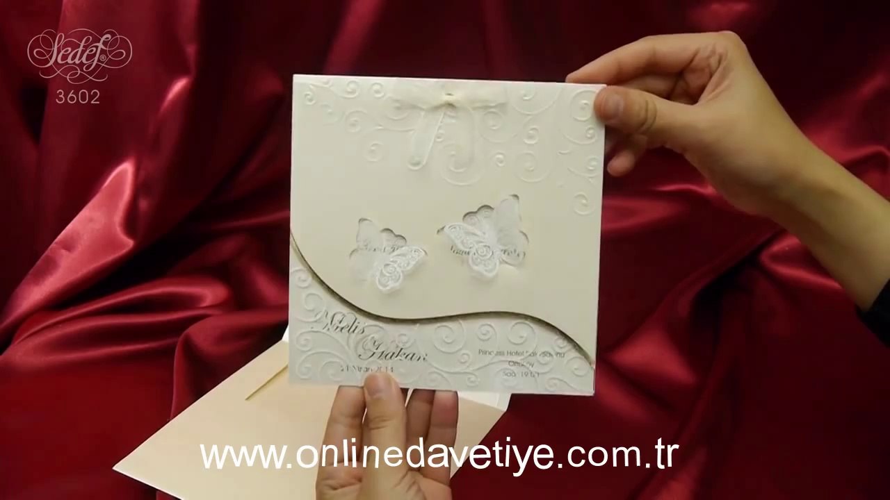 Ebru Davetiye 3602 Montaj - İstanbul Davetiye