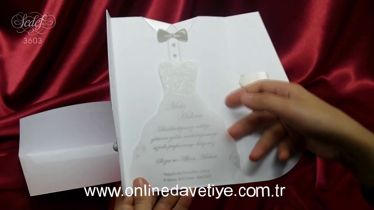 Ebru Davetiye 3603 Montaj - onlinedavetiye.com.tr