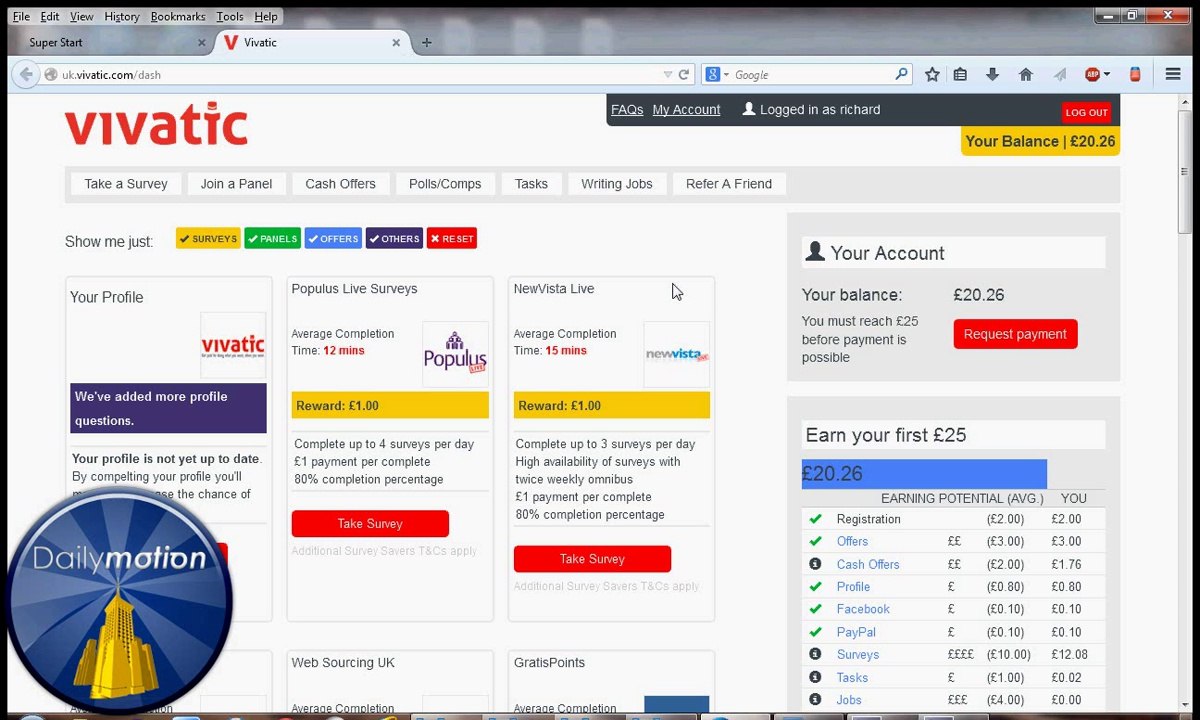 New Survey Paid Site vivatic