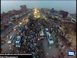 Latest Aerial Camera Footage Of PTI Azadi March - Evening 15 Aug