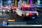 Cruel represión de protestas por asesinato de un afroamericano en EEUU