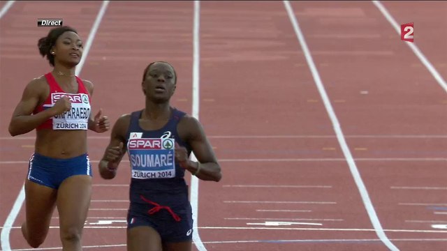 ChE athlétisme 2014, tiers de finale Soumaré 100m