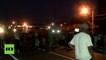 This is no longer a peaceful protest' - police charge on Ferguson protesters