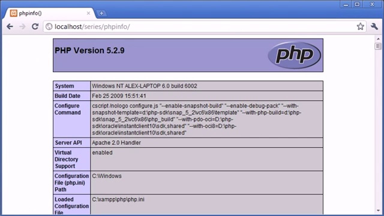 _Beginner PHP Tutorial - 6 - The phpinfo Function_‏(www.itcollege4u.com)