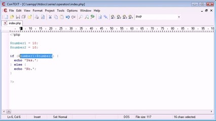 Beginner PHP Tutorial - 21 - Comparison Operators_‏(www.itcollege4u.com)