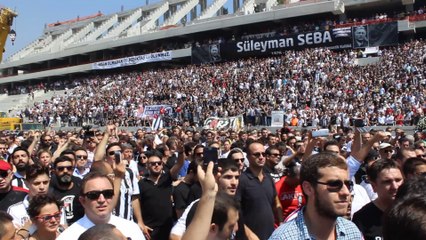 EFSANE BAŞKAN SEBA'NIN CENAZESİNDE TARAFTAR STADIN ADININ SEBA OLMASINI İSTEDİ