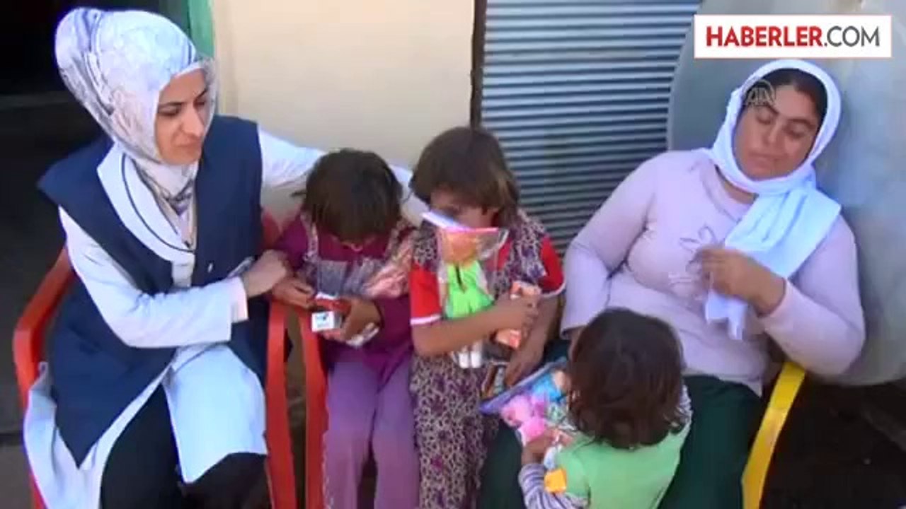 Türkiye'ye sığınan Yezidiler'e yardım - Şanlıurfa İnsani Yardım Platformu