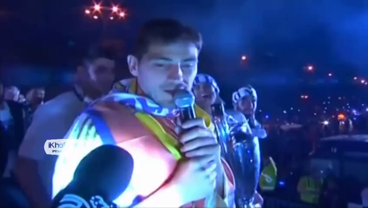 Iker Casillas Cantando Borracho y Celebrando en Cibeles | Real Madrid Campeon Champions League 2014