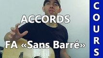 Cours Guitare N°8 - Accords FA 
