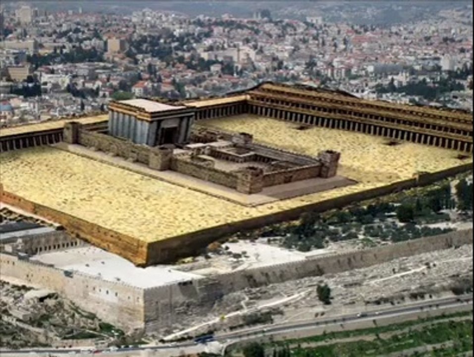 El Templo de Avinu Kadosh YHWH cayendo de los Shamayim