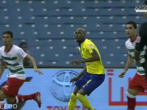 هدف النصر الثالث على نجران دوري جميل الجوله 1
