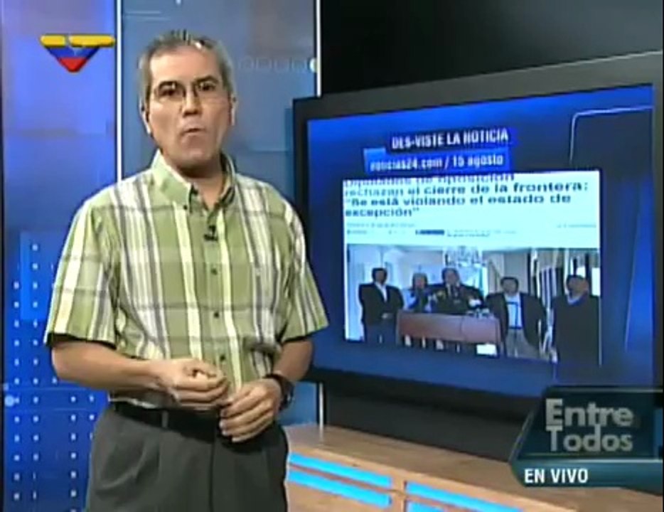 (Vídeo) Entre Todos con Luis Guillermo García del 15.08.2014 (1/3)