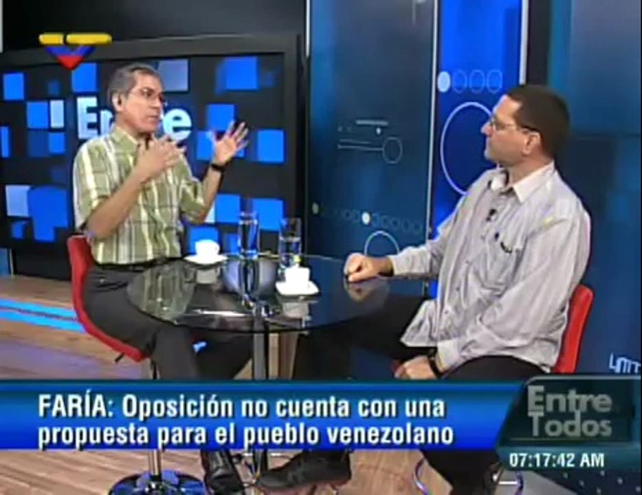 (Vídeo) Entre Todos con Luis Guillermo García del 15.08.2014 (3/3)