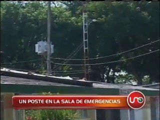 Un poste en la sala de emergencias