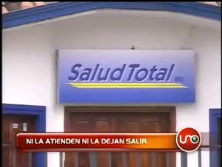 Ni la atienden ni la dejan salir