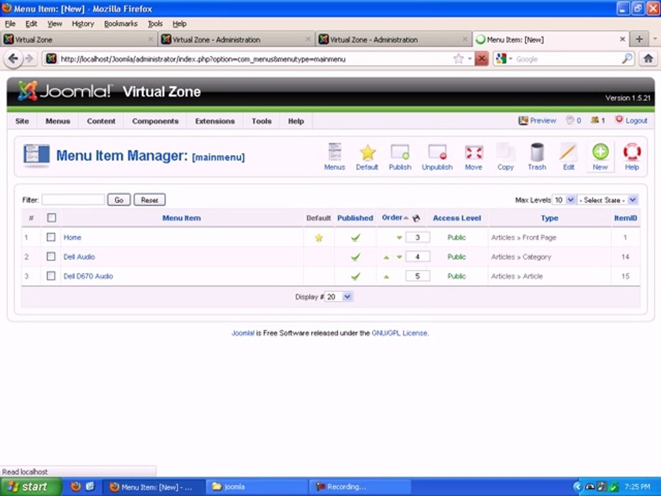 joomla urdu Training lesson - 7