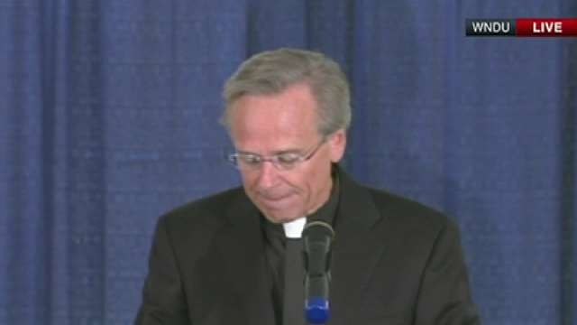 Notre Dame President Talks Investigation