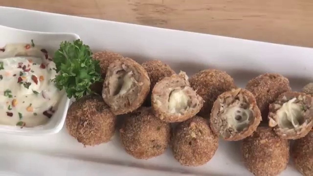 Chicken Balls filled with Cheese