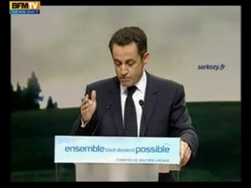 N.Sarkozy : " l'union de la nation "