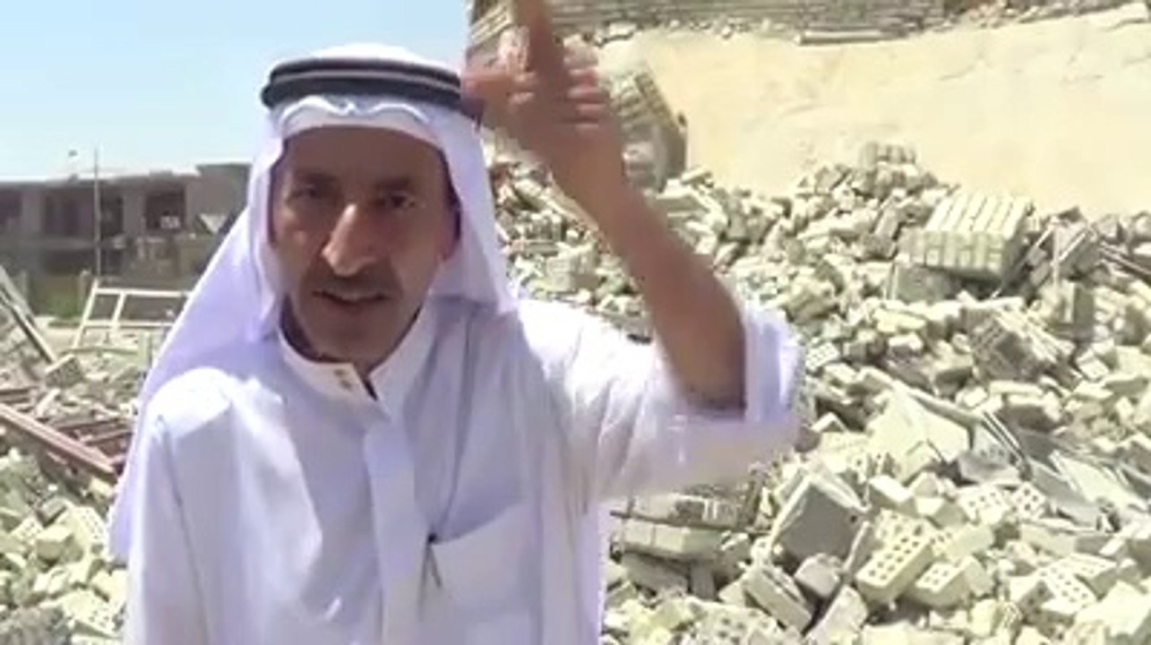 انظروا ماذا فعل المالكي بالفلوجه