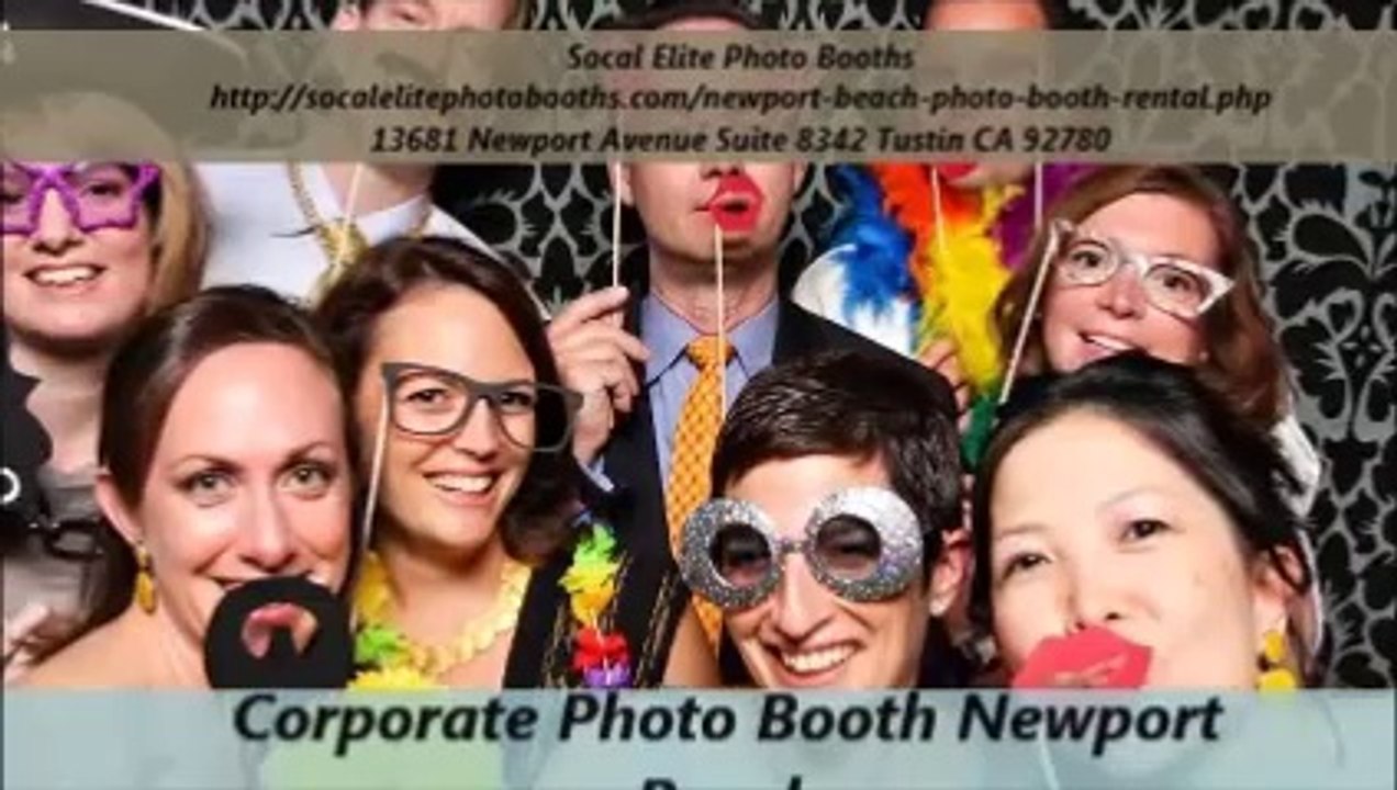 Photo Booth Newport Rental Beach (Socal Elite Photo Booths)
