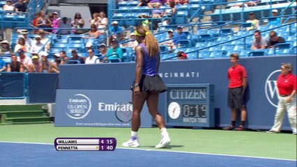 Cincinnati - Serena, a cuartos