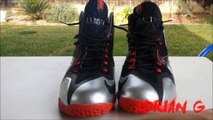 Cheap Lebron James Shoes Free Shipping,[HD] Replica Nike LeBron XI Metallic Silver