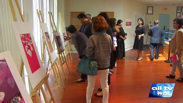 ON주 토론토, 이향재 교수 작품 기증 전시회 ALLTV NEWS EAST 15AUG14