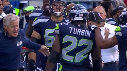 Turbin bursts past the defense