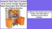 Eteyo Commercial Juicer Lemon Orange Squeezer Design Reasonably Most Efficiency Juice Making Machine Review