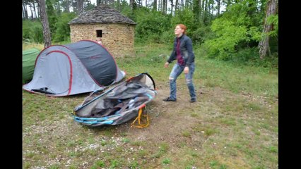 comment replier une tente sans s'énerver !