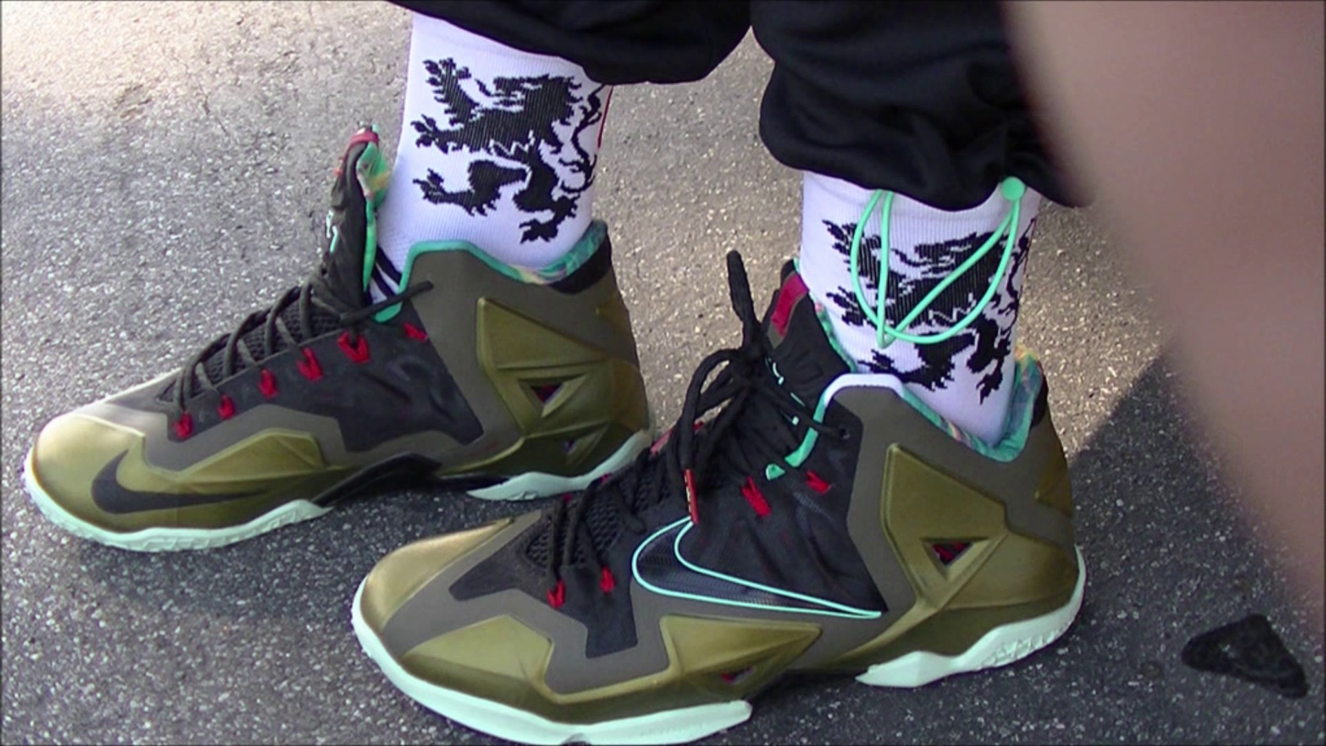 lebron 11 south beach on feet