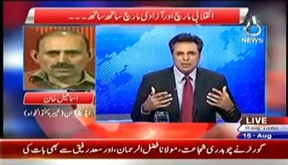 Live With Talat (15th August 2014) Inqilabi March aur Azadi March Saath Saath…..