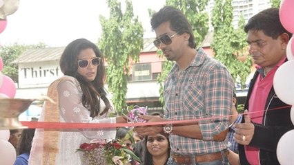 Nikhil Diwedi & Richa Chaddha At Salon Launch moviezadda