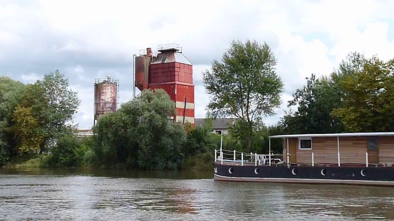 Le pendule de Roman Signer à Trentemoult (Rezé), oeuvre Estuaire
