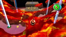 Super Mario Galaxy - Gerbes infernales - Étoile 2 : L'inévitable pluie de météorites