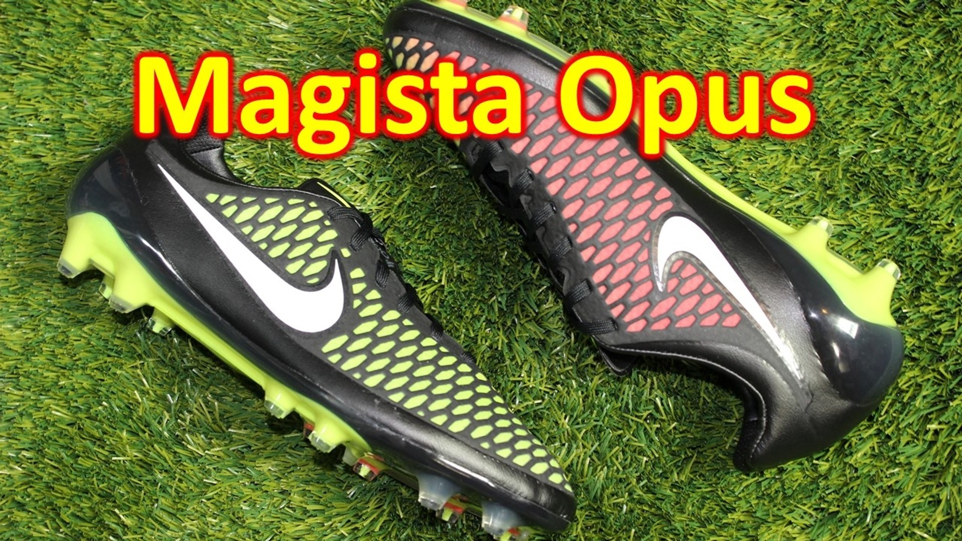 Nike Magista Opus Black/Volt/Hyperpunch Unboxing & On Feet - video  Dailymotion