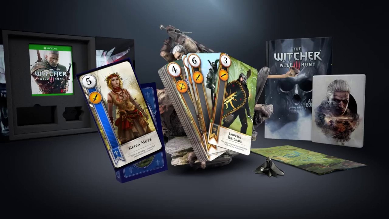 The Witcher 3: Wild Hunt Xbox One Collector's Edition Unboxing