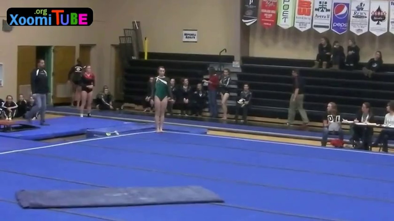 Gymnast breaks both her ankles, horrific to even watch
