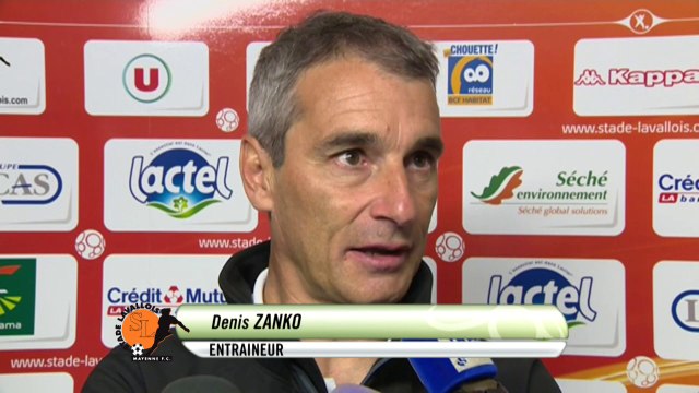 Conférence de presse Stade Lavallois - US Créteil-Lusitanos (1-1) : Denis ZANKO (LAVAL) - Philippe HINSCHBERGER (USCL) - 2014/2015