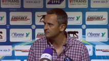Conférence de presse AJ Auxerre - US Orléans (0-1) : Jean-Luc VANNUCHI (AJA) - Olivier FRAPOLLI (USO) - 2014/2015