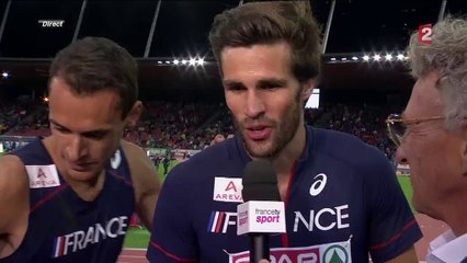 ChE athlétisme 2014, demi-finale 800m Selmouni Renaudie