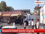 Akçakale'de Elektrik Kesintisi Gerginliği (3)