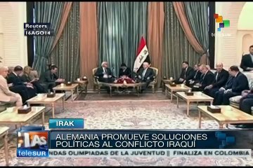 Lleva Steinmeier respaldo de Alemania al nuevo gobierno de Irak