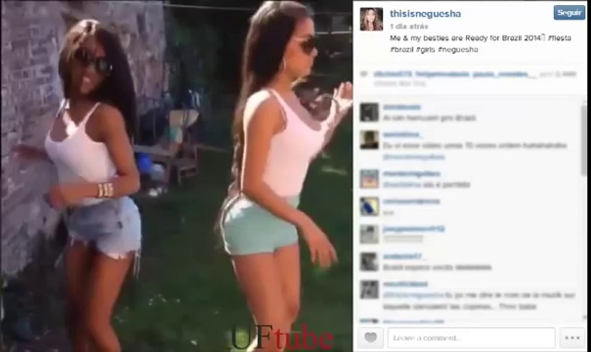 ►Mario Balotelli's girlfriend Fanny Neguesha - Brazilian Dance | 24/04/2014