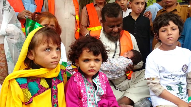 Taray Zamin Per Happy IDPs children in our camp in Bannu