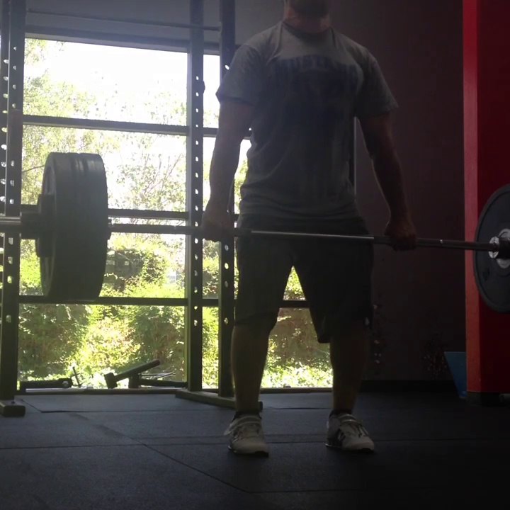 8/12- first set segmented clean DL, 225 lbs