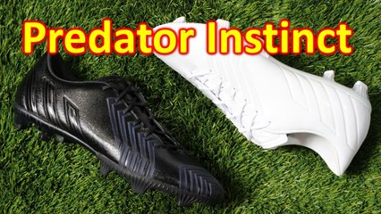 Adidas Predator Instinct Whiteout and Blackout - Unboxing & On Feet